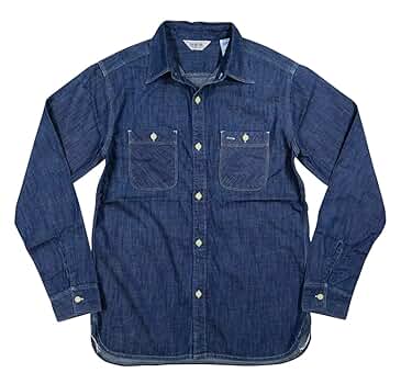 80s FIVE BROTHER デニムシャツ ダンガリーシャツ Amazon.co.jp: [ファイブブラザー] マチ付 長袖 ライトオンス