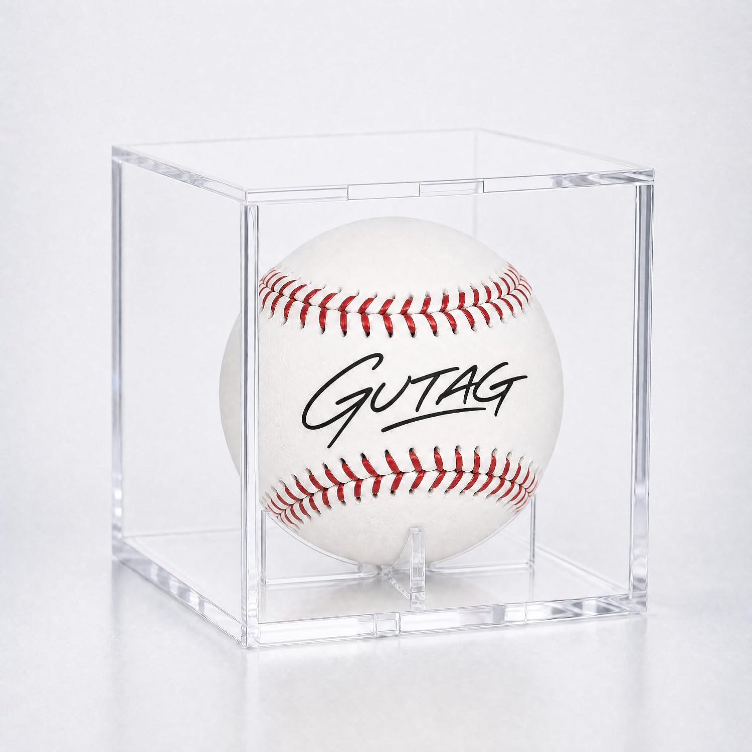 Jersey Wooden Frame Display Case -Shadow Box with 98% UV Protection Acrylic and Hanger for L or XL Baseball Basketball Football Hockey Sport Shirt and Uniform (Baseball Display Case, 1 Pack)