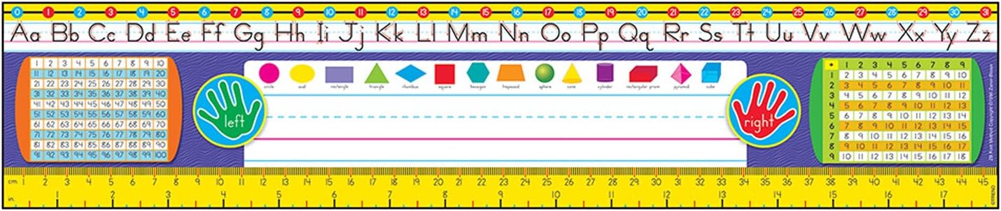 TrendDesk Toppers® Reference Name Plates: Grades 2-3 (Zaner-Bloser)