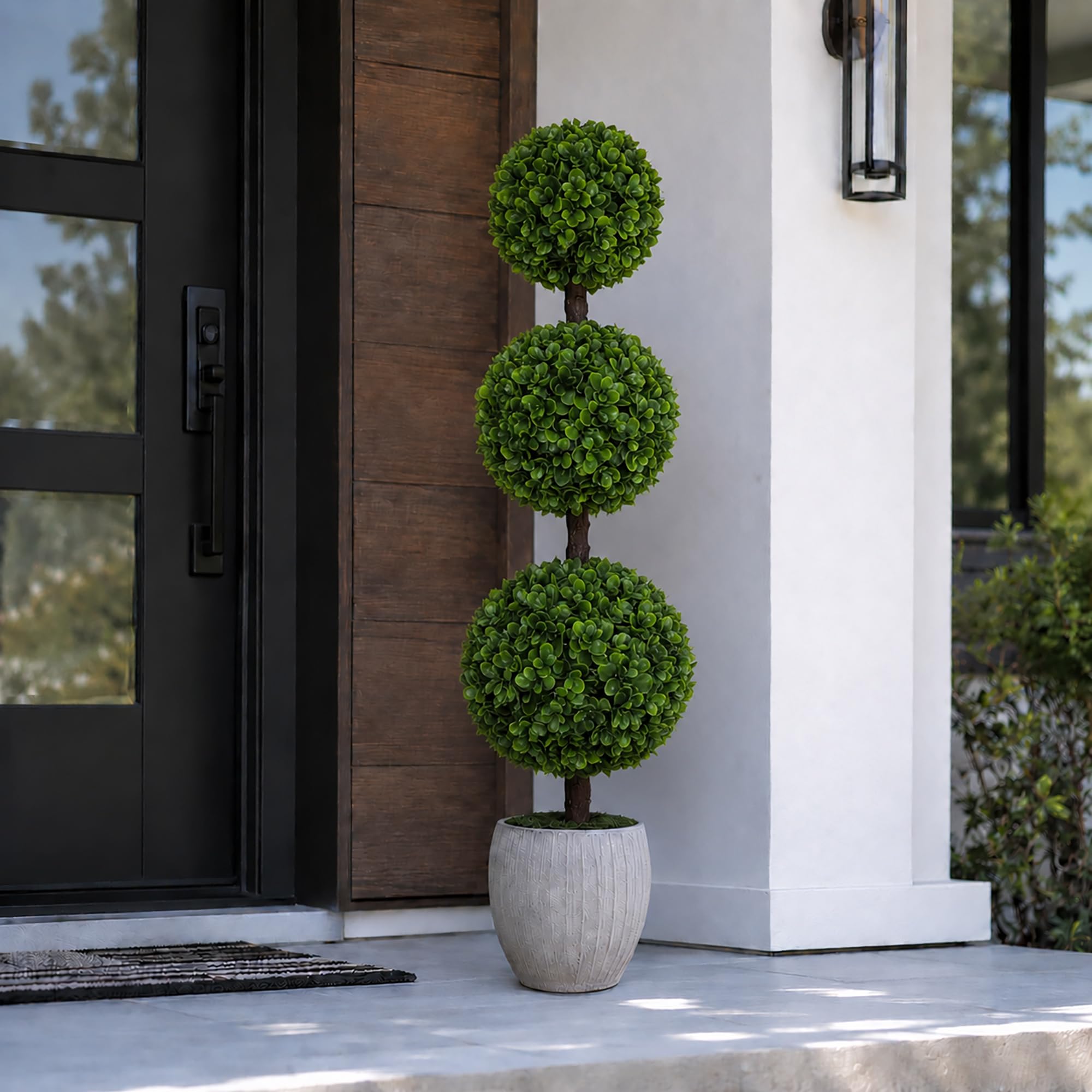 パリピシャンパン　tree with your ウルトラアクアパーリ Amazon.com - Bornbridge Artificial Jasper Topiary Ball Tree - 4