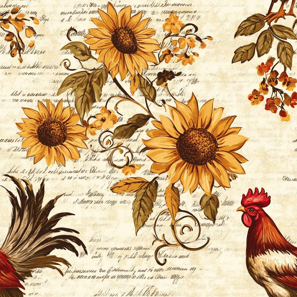 Papier adhésif décoratif meuble et papier peint chambre autocollant motifs ferme
