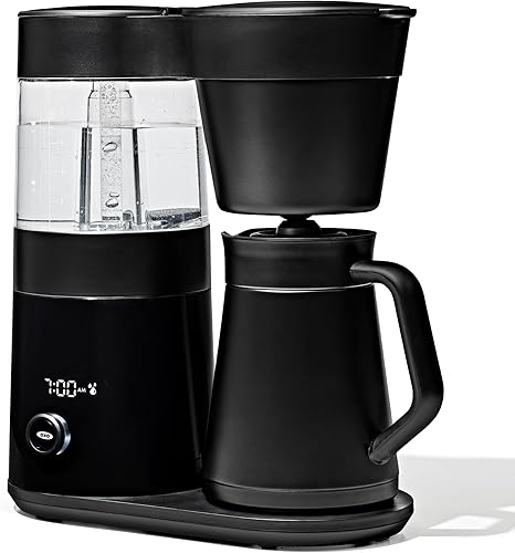 OXO Cafetera Brew de 9 tazas, color negro mate