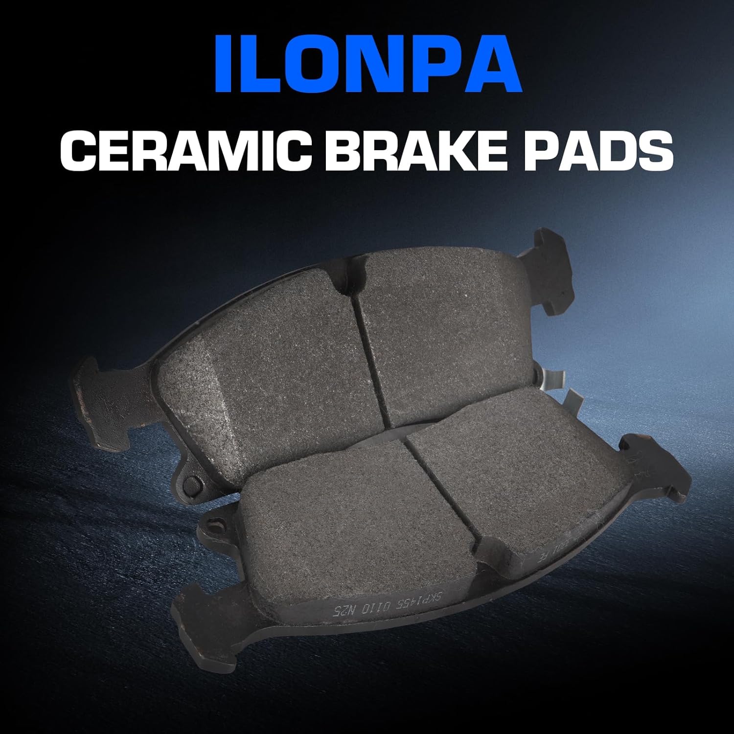Front Rear Semi-Metal Disc Brake Pads Set for Dodge Durango 2011-2020 3.6L 5.7L, for Jeep Grand Cherokee 2011-2016 3.0L 3.6L 5.7L, 8PCS(With Hardware)