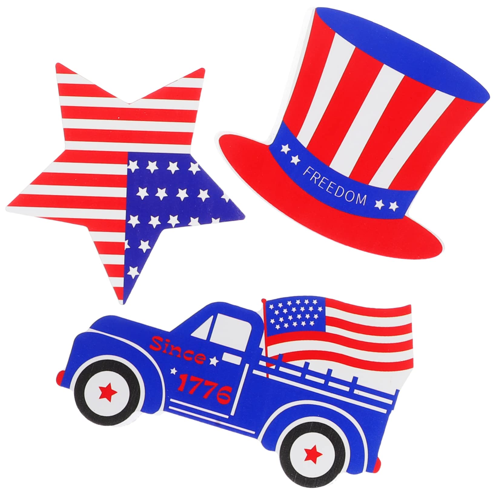 15 Pezzi Decorazioni per Vassoi in per Festa Dellindipendenza Centrotavola Patriottico Tavola Compleanno e Regalo