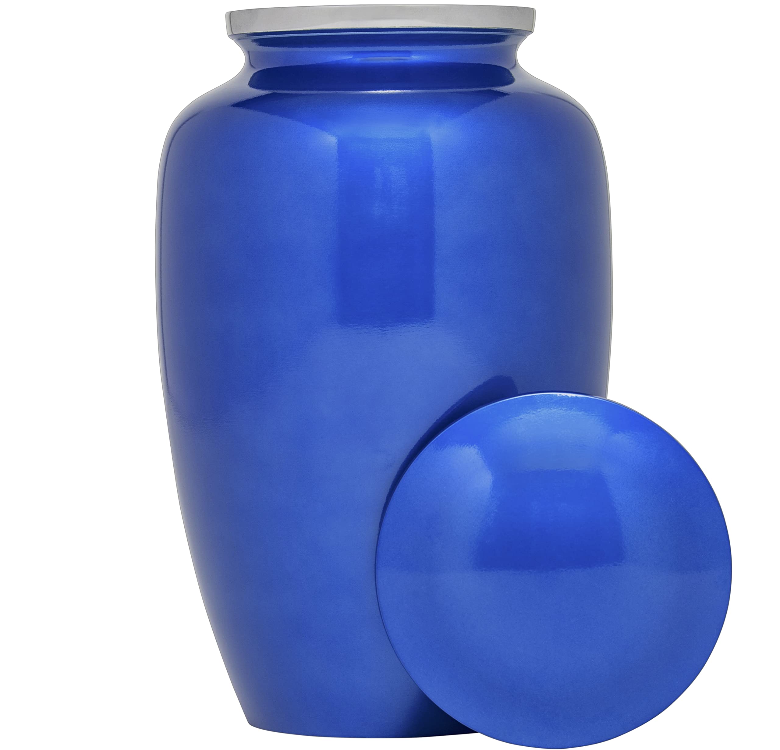 Eternal Harmony Cremation Urn for Human Ashes, Blue - Image 2
