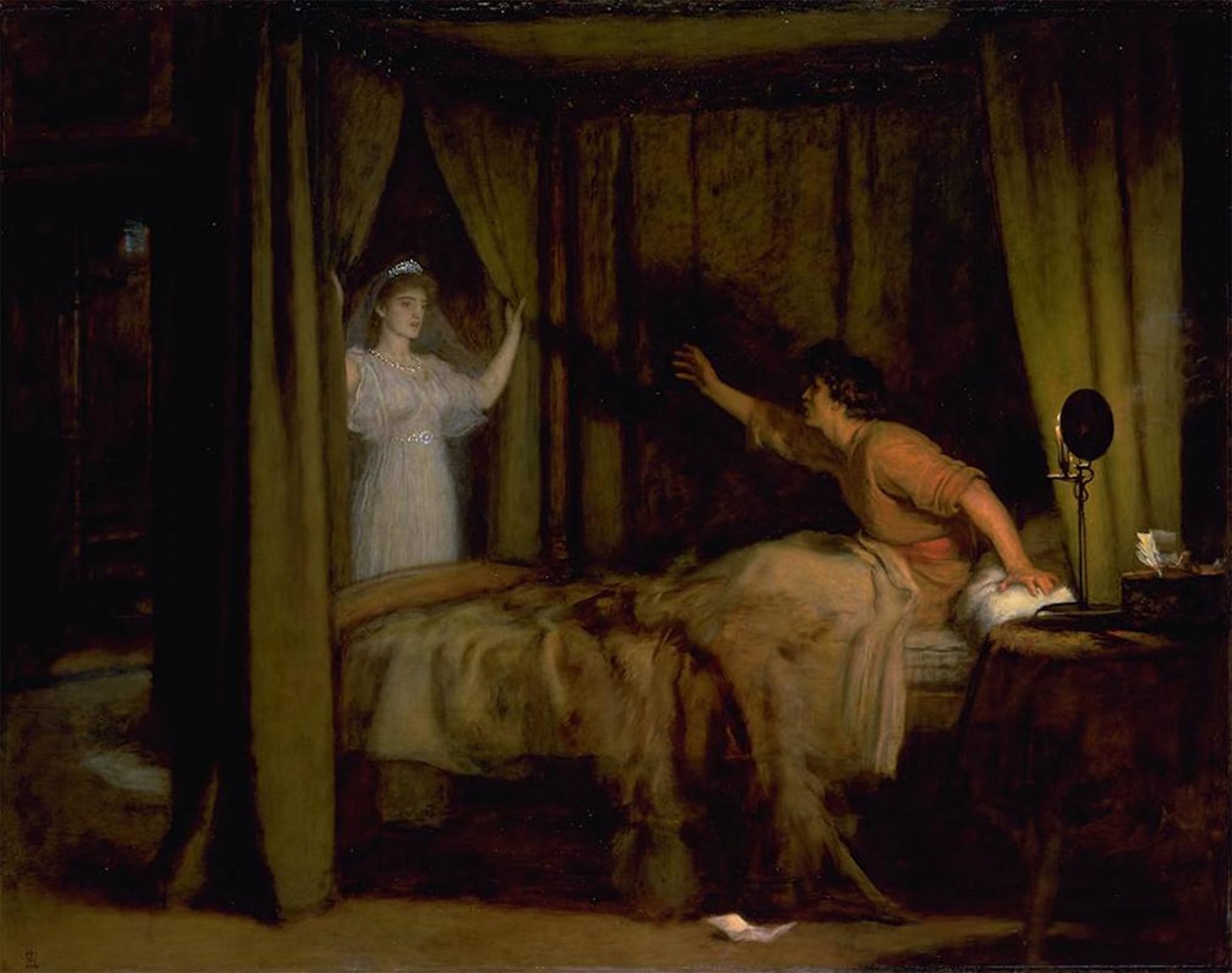 ARTXLXXBN Famous Art Print Poster Vintage Wall Art Speak Speak by John Everett Millais Canvas Art Poster for Home Decor 60x90cm