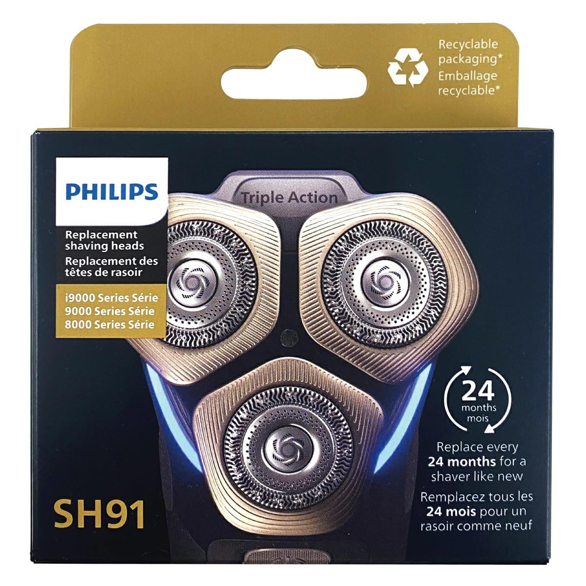 Amazon | フィリップス メンズシェーバー 9000シリーズ 替刃 SH91/50