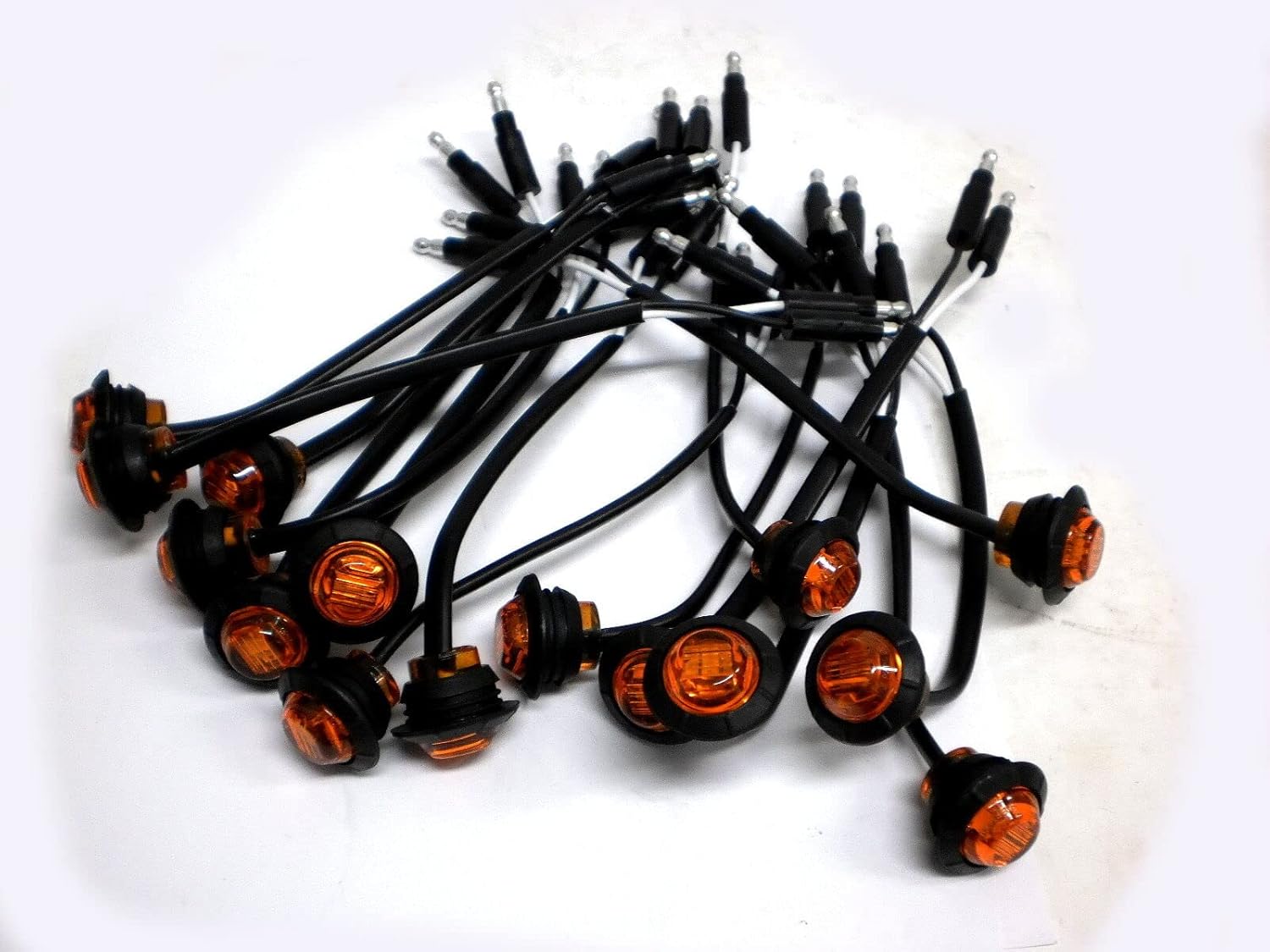 Replacement for 16 - Maxxima 3/4" Amber LED Clearance Marker Hot Spot Ghost Truck Light