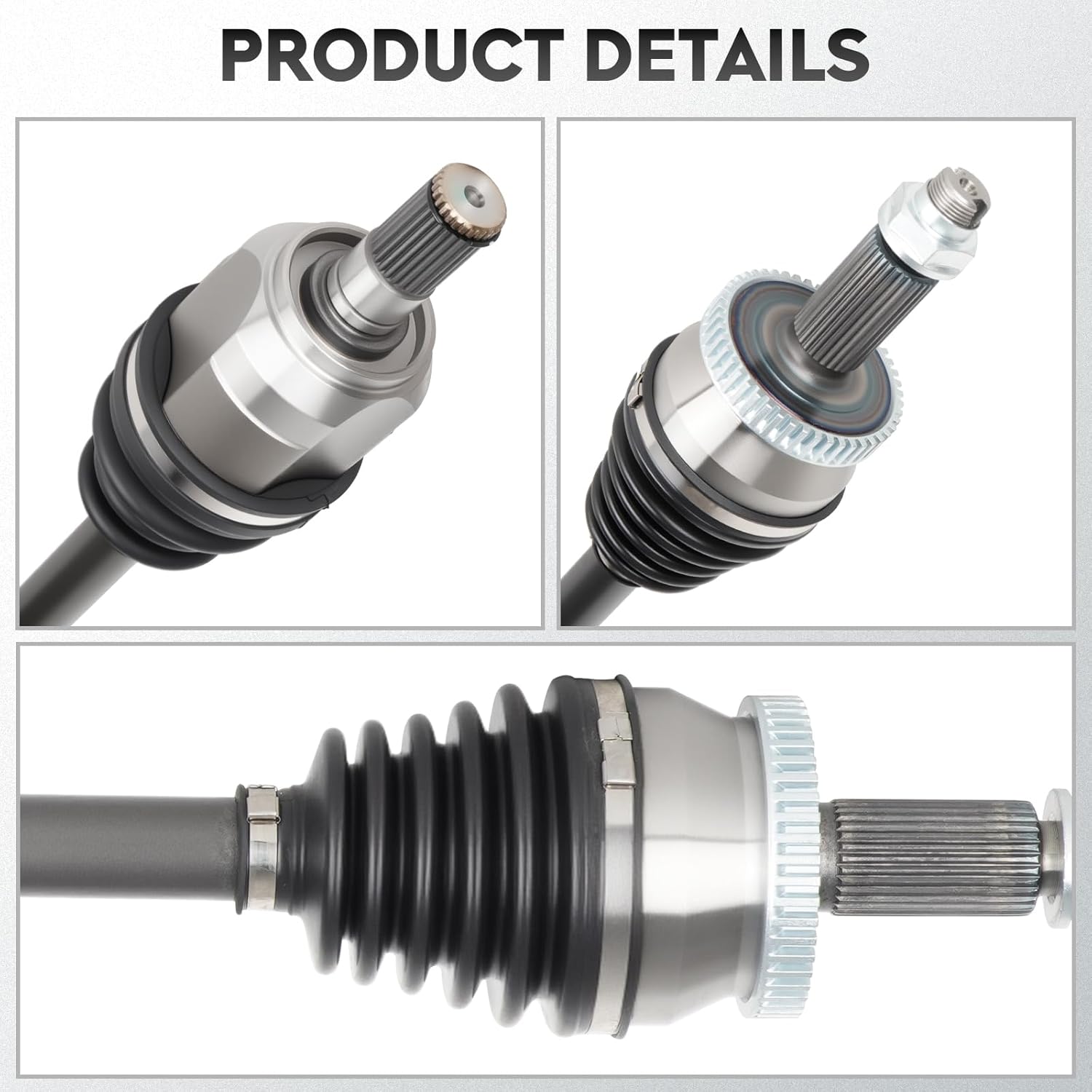 NEW Front Left CV Axle Shaft Assembly fits for Hyundai Sonata 2015-2019, for Kia Optima 2016-2020, 2.4L Gas Naturally Aspirated, Driver Side, for 66-3829