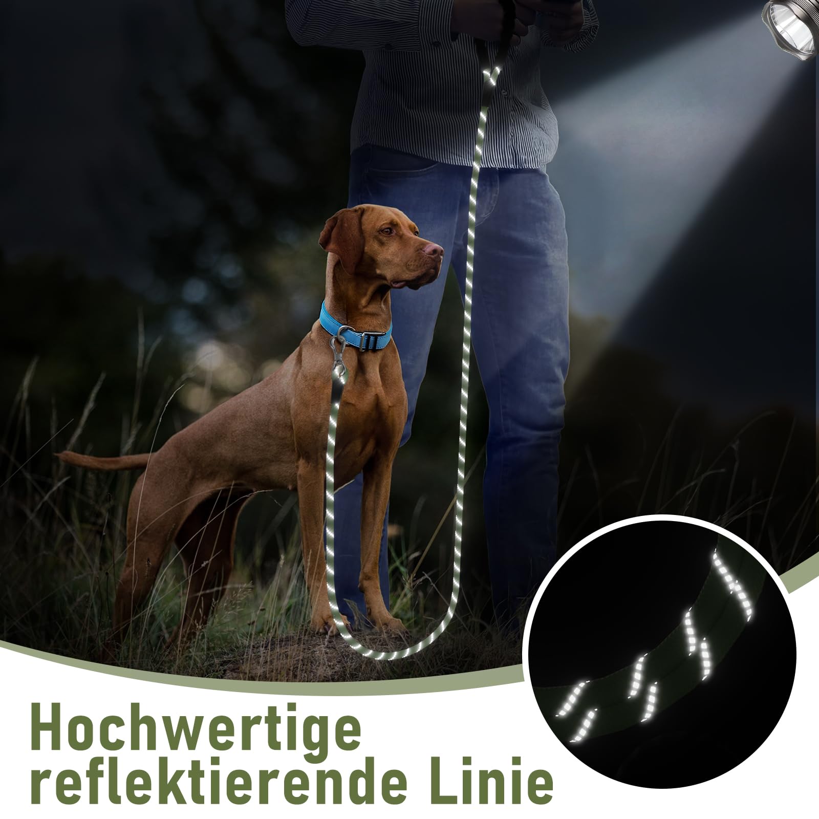 Looplijn-Elastische Jogginglijn Hardloopriem hond