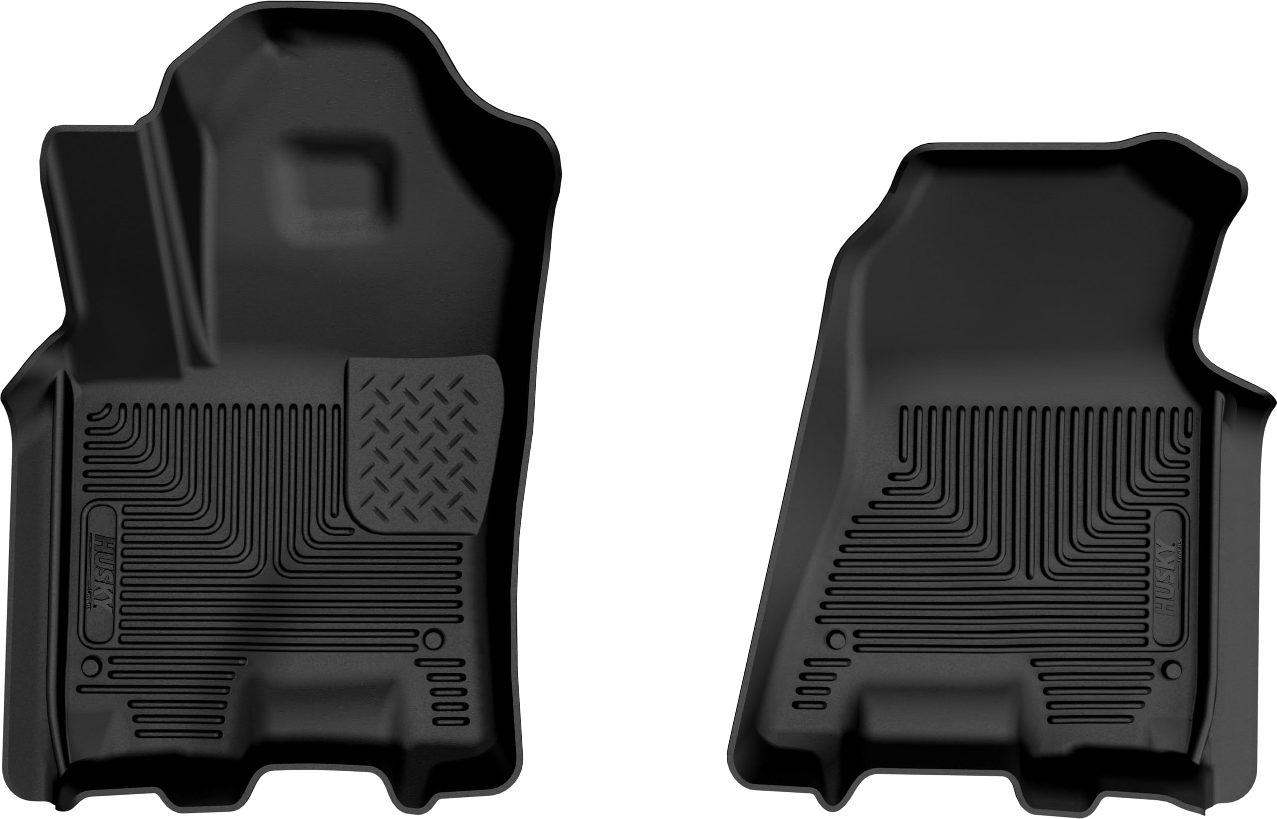 Husky Liners Weatherbeater Floor Mats | Fits 2025-2026 Dodge Ram 1500 Crew CAB ONLY & Quad CAB ONLY | Front Row, 2-pc Black - 18921