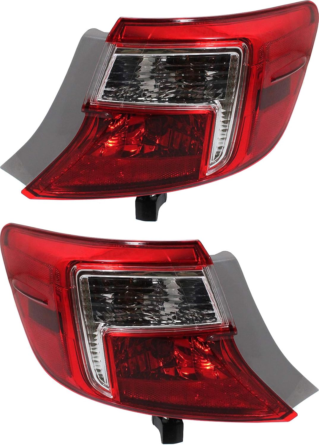 Garage-Pro Tail Light SET Compatible with Toyota Camry 2012-2014 Mounts on Body Halogen With bulb(s) Driver and Passenger Side, Outer