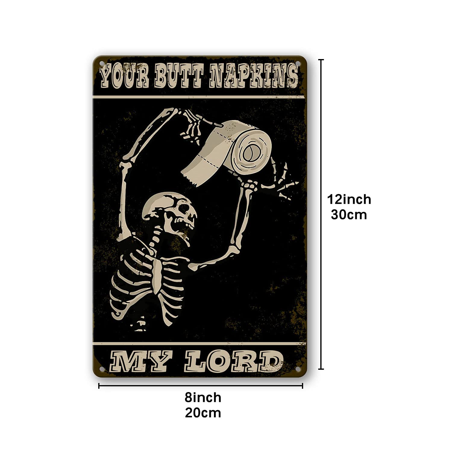 Funny Home Decor Gothic Skeleton Metal Tin Signs Humor Wall Funny Home Decor Gothic Skeleton Metal Tin Signs Humor Wall