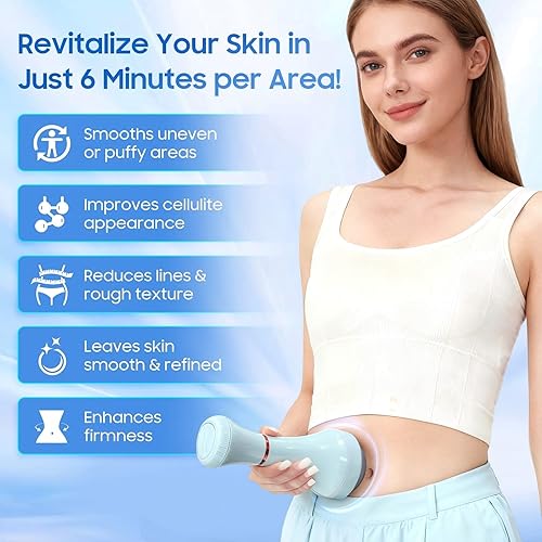 Miniatura 3 de Masajeador de escultura corporal  Pistola de masaje de cuerpo completo para reafirmar y suavizar la piel, dispositivo de mano para piernas, brazos,
