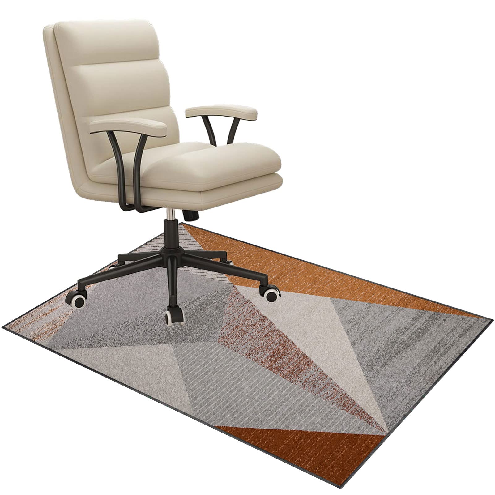 EYZO 120 X 160 cm Chair Mat For Carpeted Floor, Office Chair Mat, Gaming Chair Mat, Multi-Purpose Carpet Protector Rug, Desk Chair For Carpeted Hardwood Floor, Protects Floors, Computer Floor Mat