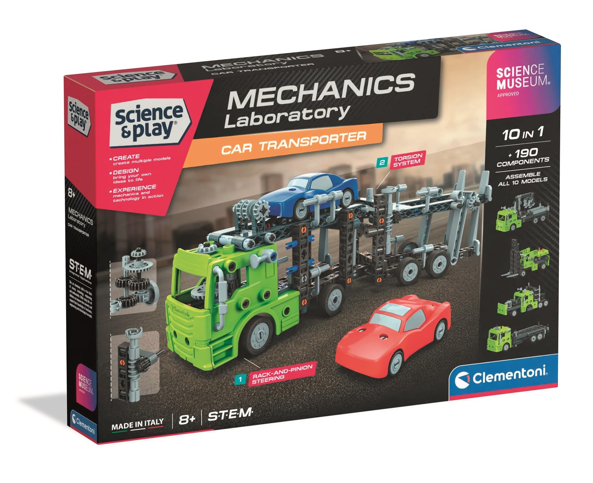 Clementoni Science Museum Mechanics Car Transporter