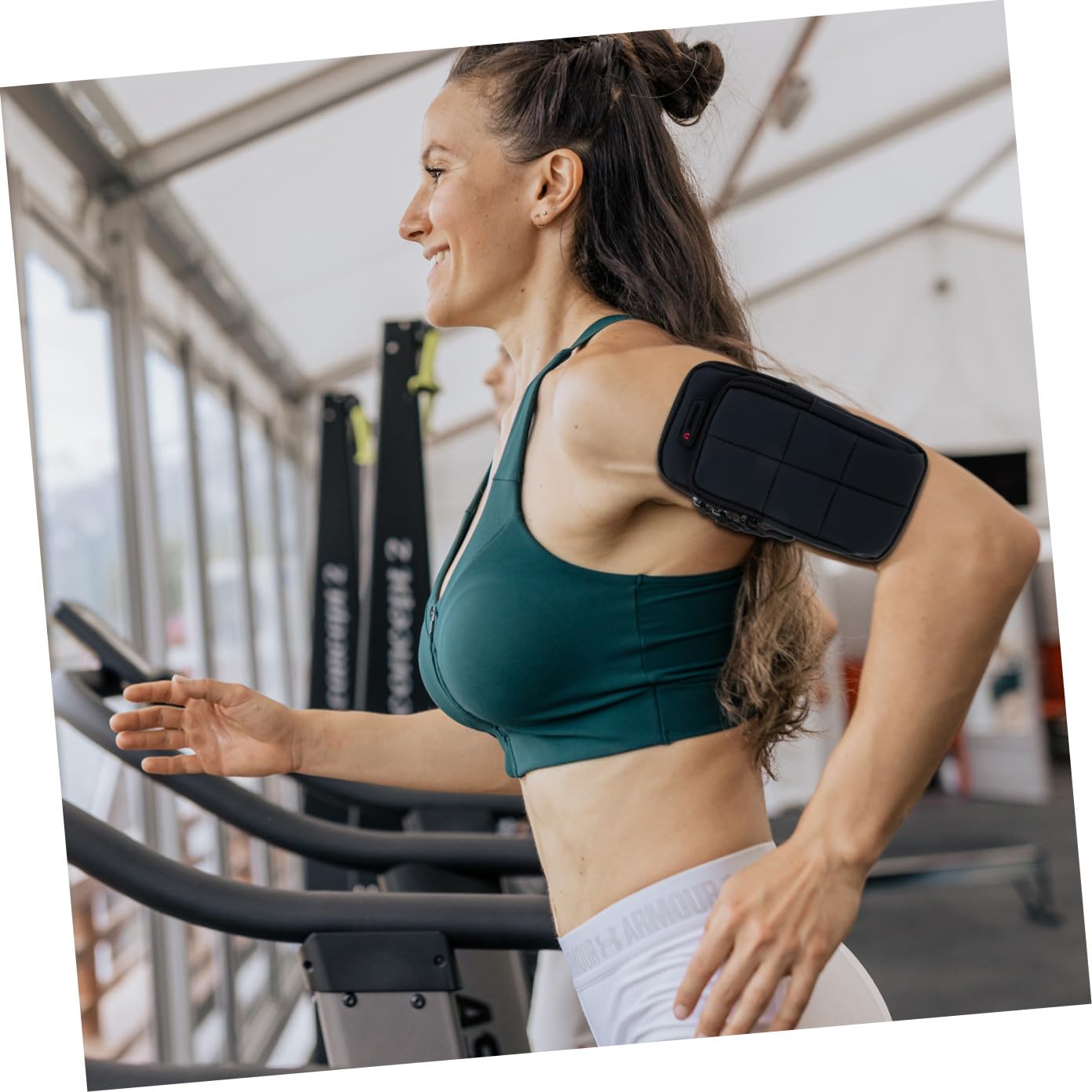 Uonlytech 3stücke Sportliches Smartphone Armband Für Workout Atmungsaktive Handyhalterung Für Joggen Fitness Und Outdoor-aktivitäten Verstellbare Arm-Tasche Für Smartphones