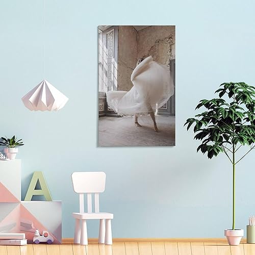 Miniatura 4 de Póster de arte moderno, póster de estudio de danza de bailarina de moda, póster de estética de habitación de niñas, póster de arte en lienzo y arte