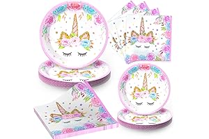 Unicorn Birthday Party Decorations & Supplies Set Pink