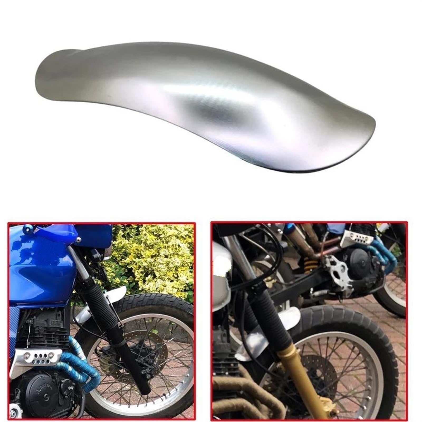 Piezas Decorativas 1PC Motocross Accesorios Cromado Motocicleta Guardabarros Delantero Corto Guardabarros Guardabarros Delantero Cubierta Protectora para Benelli
