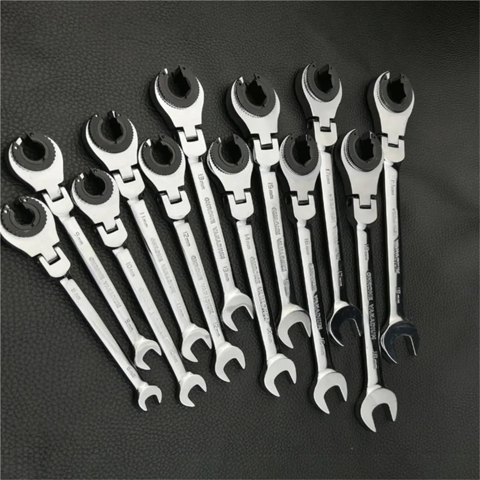 QUXVYPPA Tubing Ratchet Wrench With Open Flexible Head 8-30MM 72 Teeth For Car Repair Oil Wrenches 1Pcs(15mm 1Pcs)