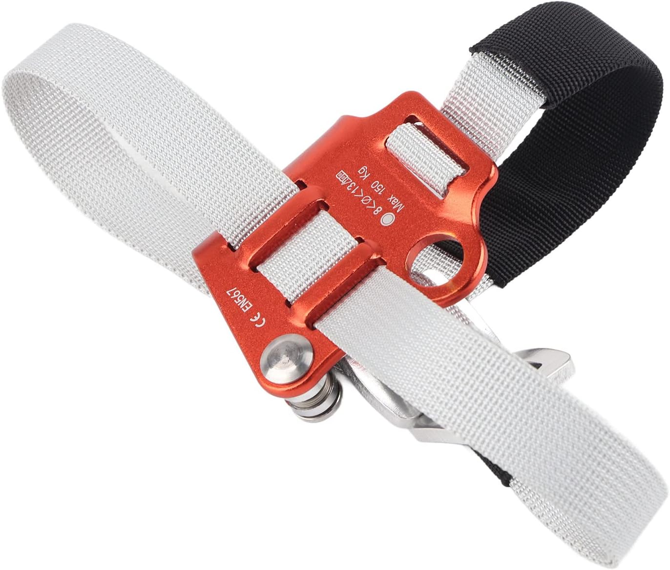 Acouto Portable Aluminium Oy Foot Ascender with le and Nonslip Design - Ideal for Climbing, Mountaineering, and S