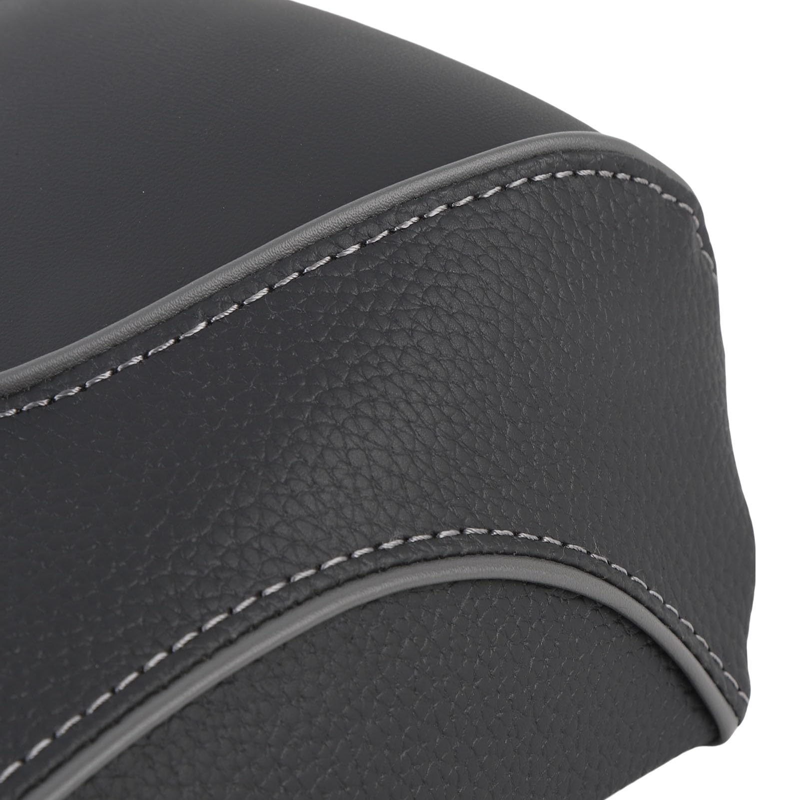 Vikye Coussin de Siège de Moto Passager, Coussin Arrière de Moto Ergonomique et Respirant en Cuir PU pour Indian Scout Sixty Bobber 2025+