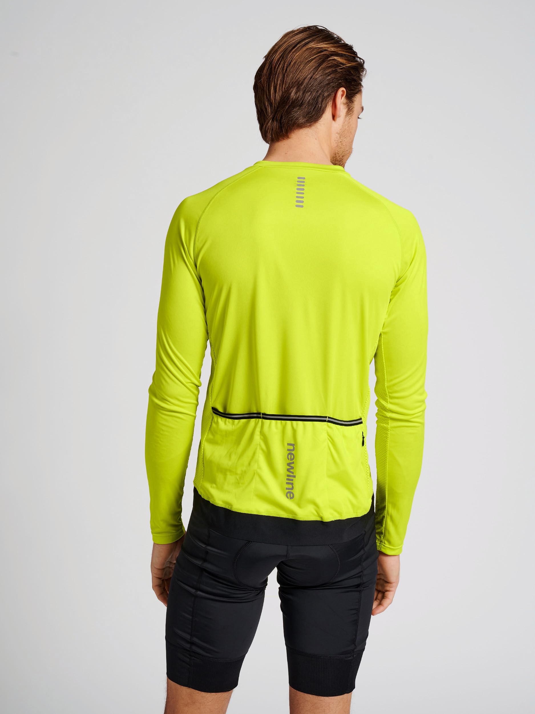 Newline MENS CORE BIKE L/S JERSEY, Men's Blouse, EVENING PRIMROSE,