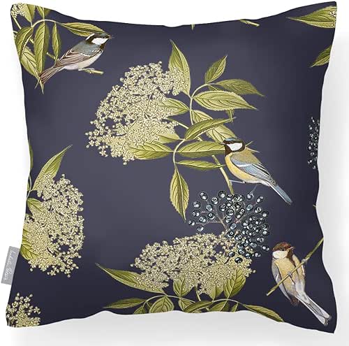 Izabela Peters Outdoor Cushions Waterproof, 43 cm, Filled, Bird on