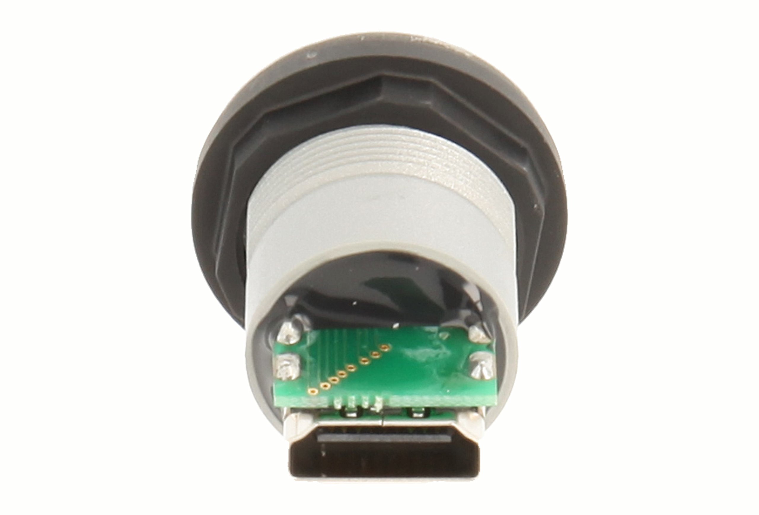 Schlegel 23.001.532 gniazdo HDMI z przodu, 1 x gniazdo HDMI i z tyłu, 1 x gniazdo HDMI, srebrne