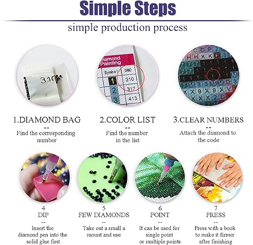 Vista 60 de pchmcu 3 Pack Galaxy Diamond Painting Kits for Adults,5D Diamond Art Painting,DIY Full Drill Crystal Rhinestone Arts and Crafts,Gem Art Star