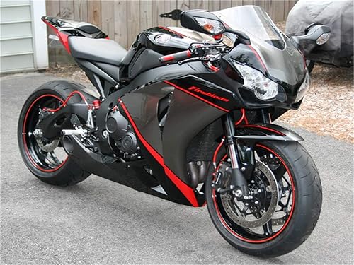 Miniatura 2 de NT FAIRING Gris Negro Rojo Carenado Ajuste para HONDA 2008 2009 2010 2011 CBR1000RR CBR 1000RR Nueva Inyección ABS Plásticos Carrocería Kit Cuerpo