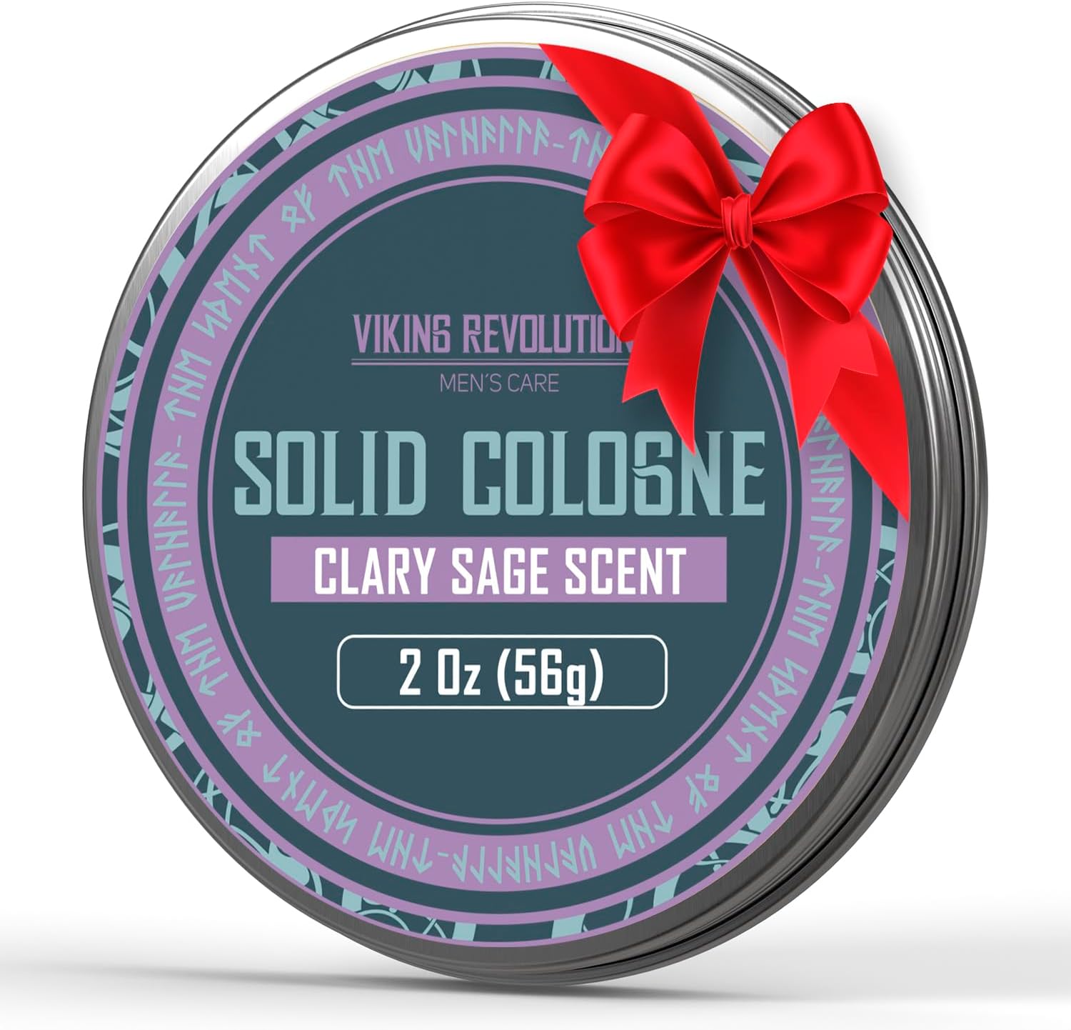 Clary Sage Mens Solid Cologne Men 2 Oz - Men Solid Perfume with Clary Sage Cologne for Men - Balm Cologne for Mens Cologne Balm Travel Cologne Wax (1 pack, Clary Sage)
