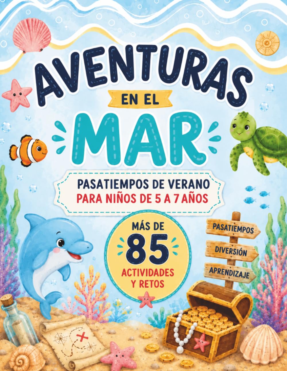 Aventuras en el mar: Pasatiempos de verano para niños de 5 a 7 años