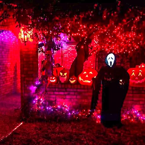 Miniatura 5 de JMEXSUSS 200 LED/ 500 luces LED rojas de Halloween