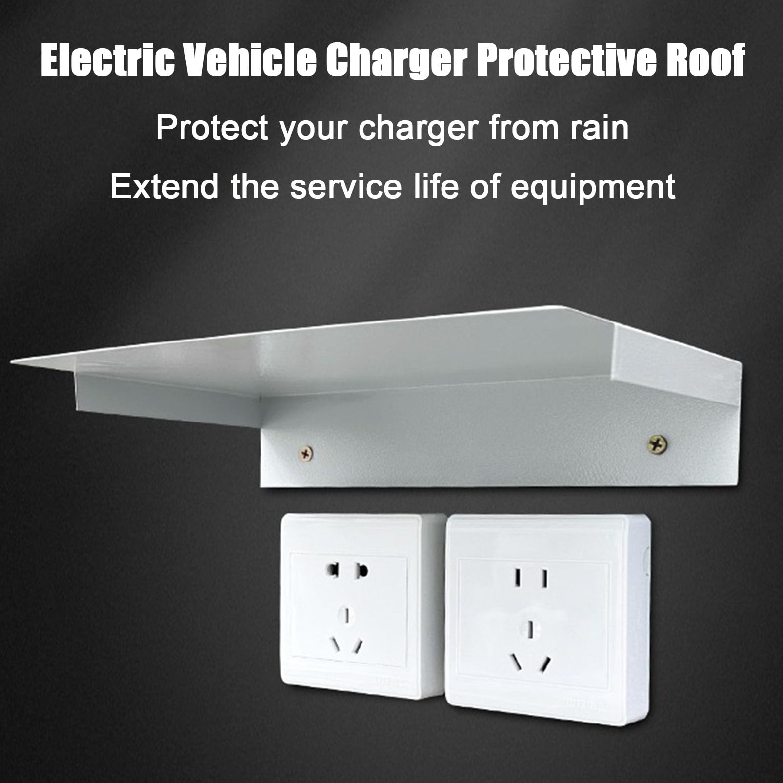 Funda Impermeable para Accesorios de Cargadores de vehículos eléctricos Exteriores. Protección Universal contra el Sol y la Lluvia para cámara, Timbre y Enchufe.