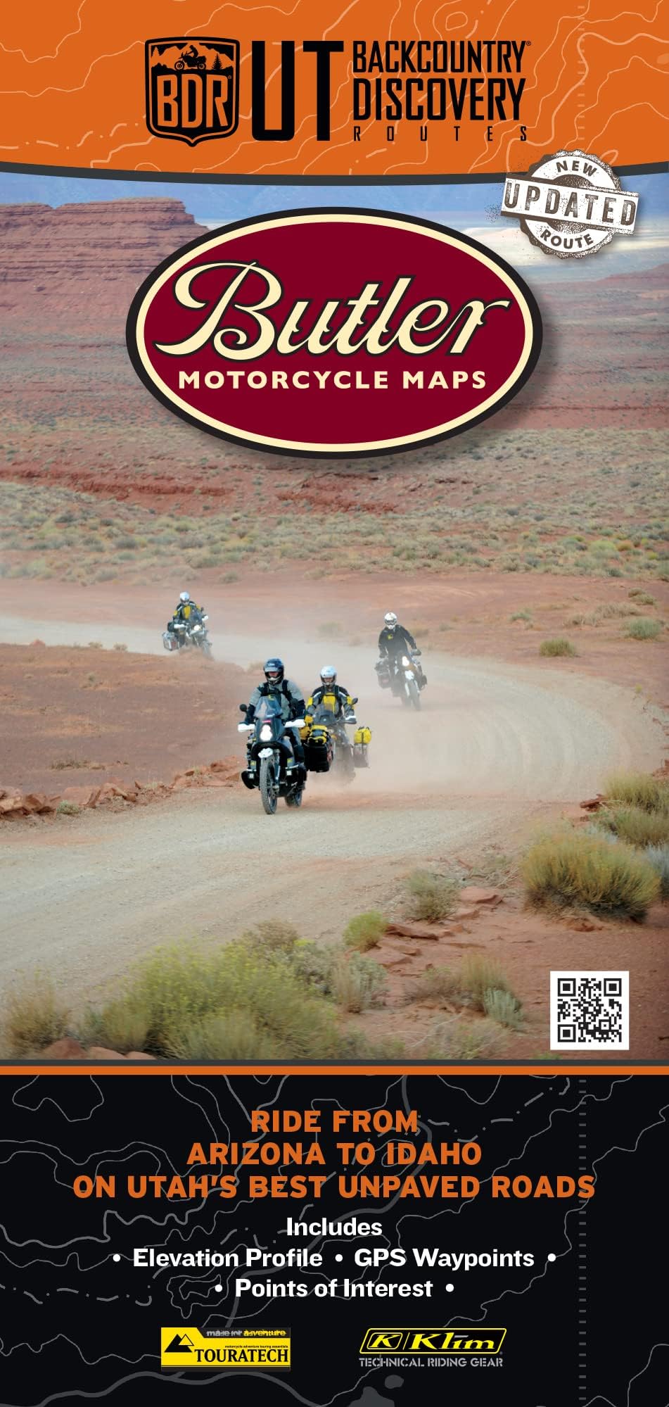 Butler Maps Backcountry Discovery Route Maps (Utah)