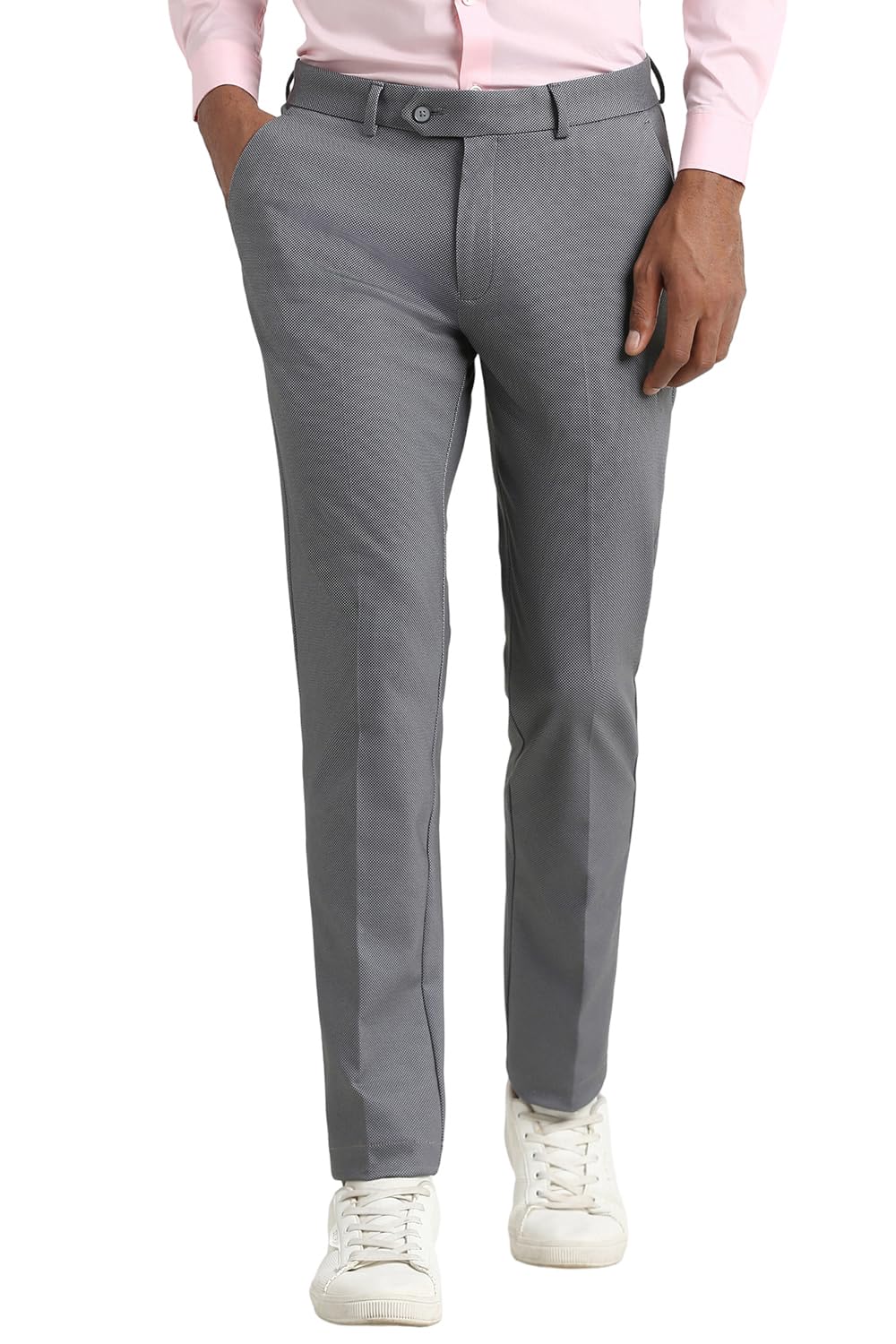 Men's Slim Fit Mid Rise Pants-image-33