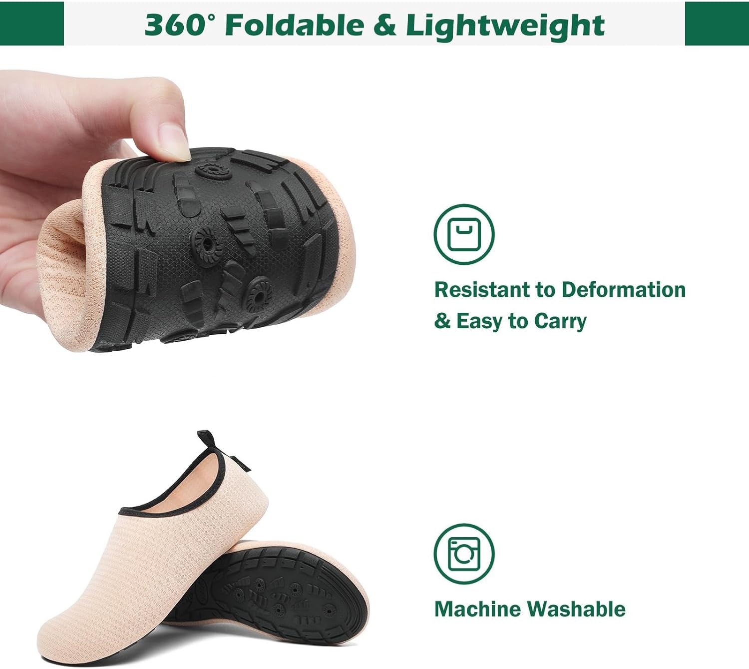 SAGUARO 7 Drainage Holes Quick-Drying Non-Slip Bathing Shoes for Men Women Size 36-47 - Image 6