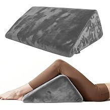Knee Pillow for Back Sleeping,23"*19"*7.5",Dark Grey