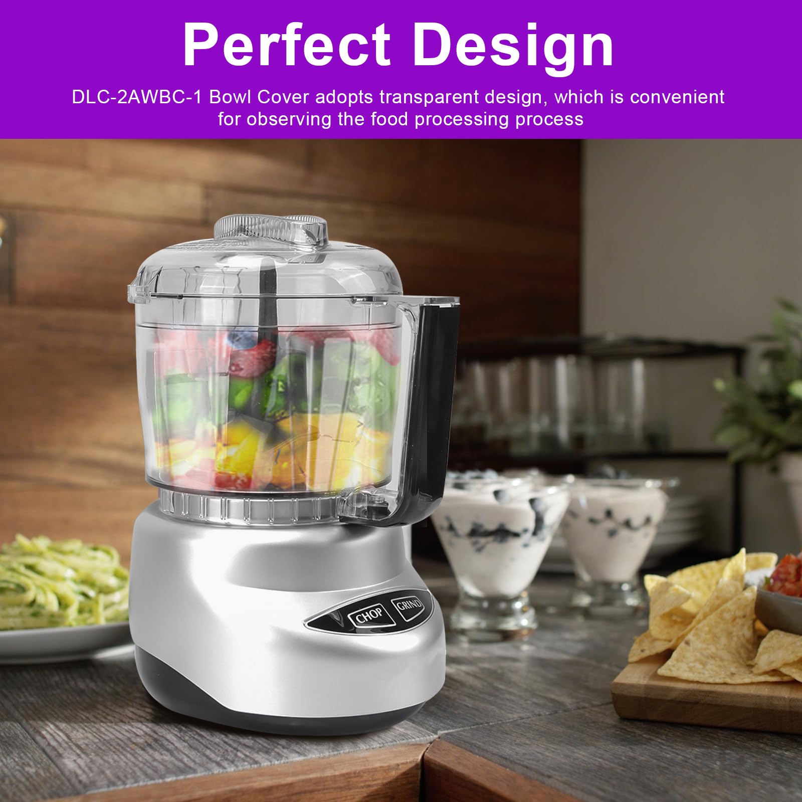 DLC-2AWBC-1 Substituição para Cuisinart Mini Prep Plus Food
