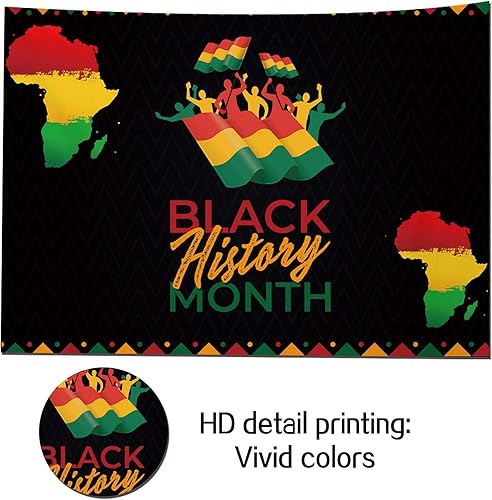 Miniatura 6 de Fanghui Fondo de fotografía del mes de la historia negra Afroamericano Febrero Somos Negro Historia Foto Fondo Afroamericano Fiesta Decoración