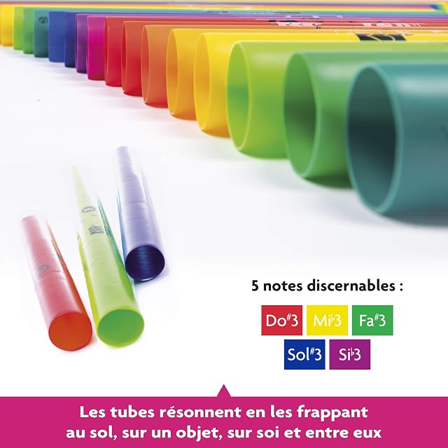 Foto 3 de 3 de Fuzeau 3461 Boomwhackers cromáticas 5 Notas
