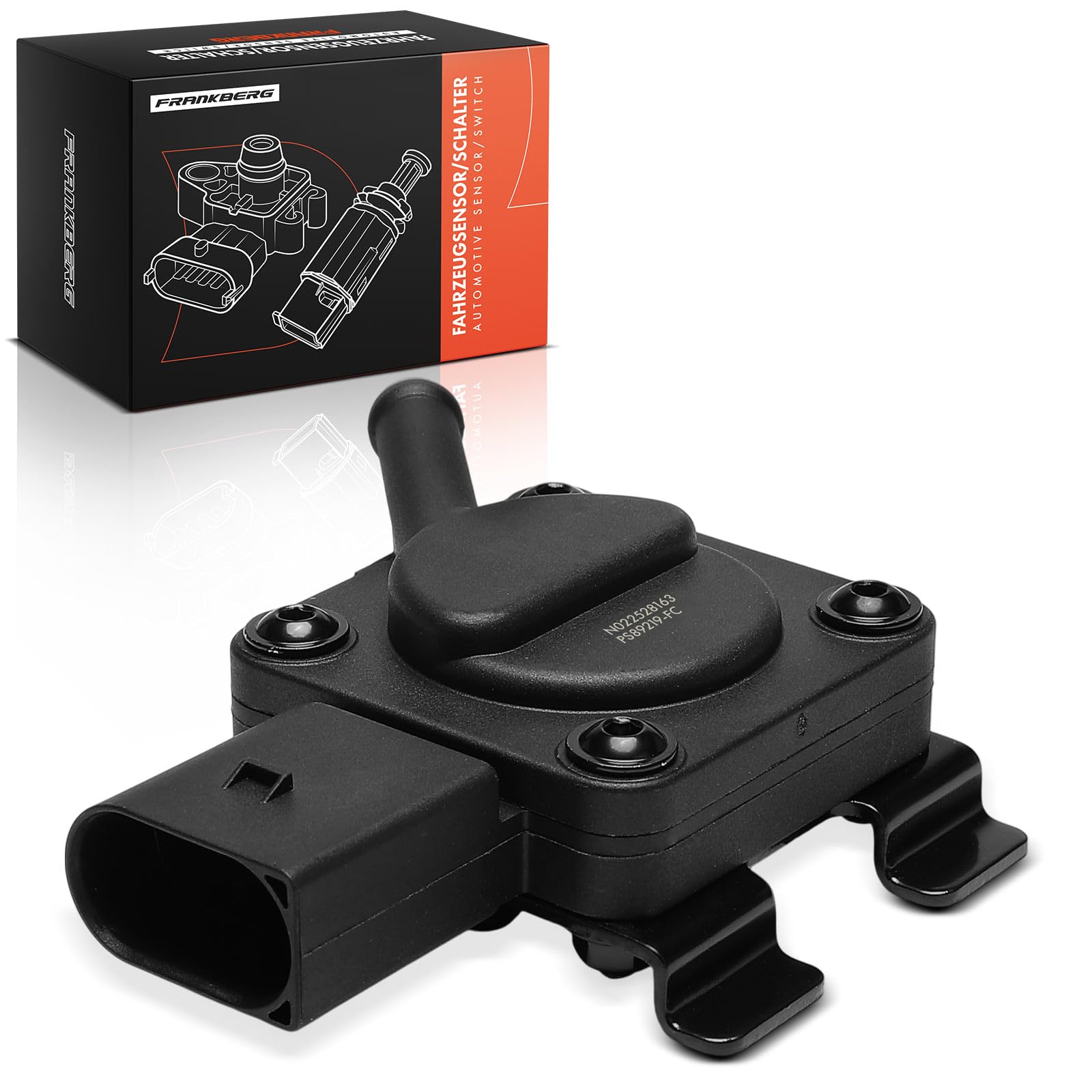 Frankberg Capteur de pression d'échappement, capteur de pression du | Compatible avec: Série 3 Touring E91, X1 E84, M.i.n.i Cabriolet R57, Coupé Série 6 F13, M.i.n.i Clubvan R55, X6 E71 E72
