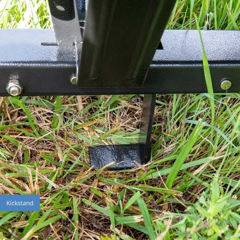 Miniatura 9 de Titan Attachments Carrito volquete de polietileno económico de 650 libras (10 pies cúbicos) para césped