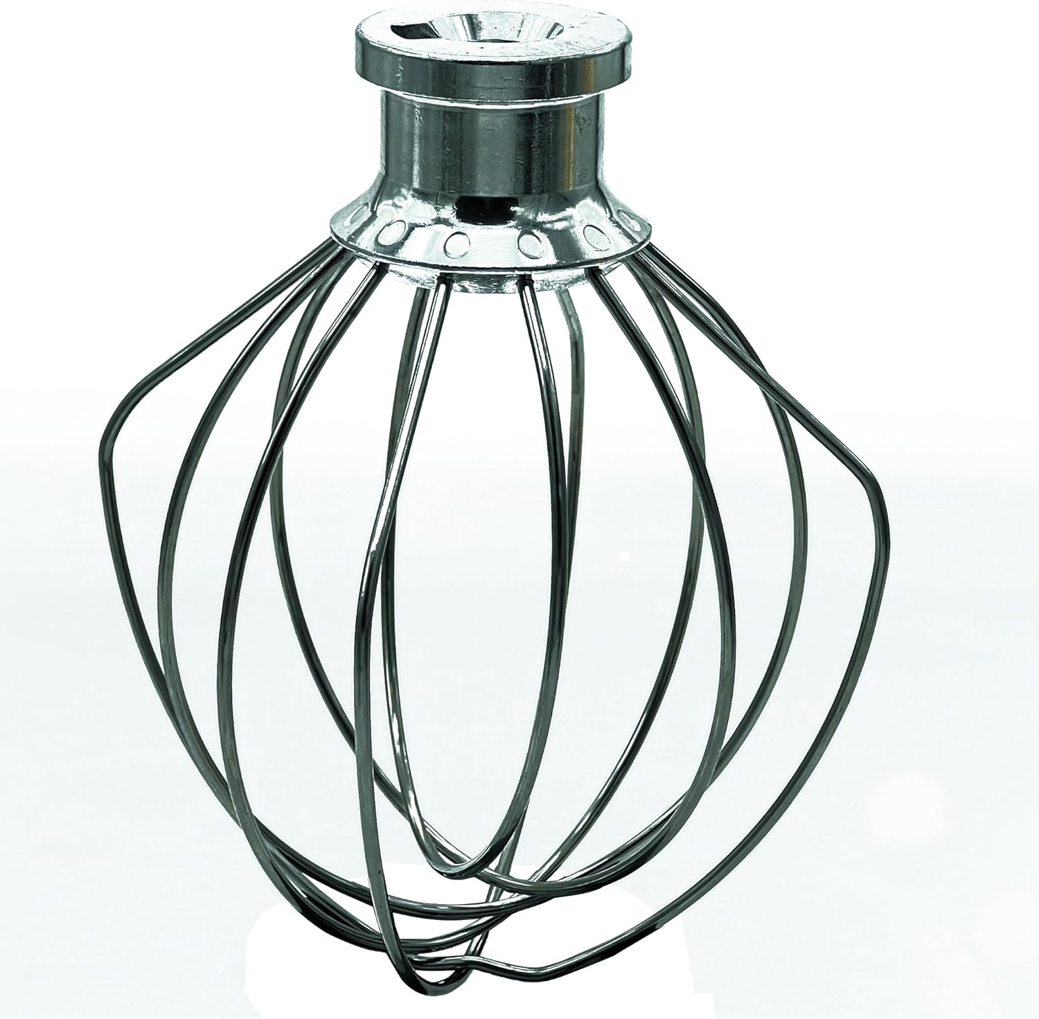 Replacement Stainless Steel Wire Whip, Compatible with Compatible with 4.5 and 5 Quart KitchenAid Tilt Head Stand Mixers: K4, K5, KP50, KSM5, KSM50, KSM500PS, KSM450, K45, K45SS, KSM75, KSM90.