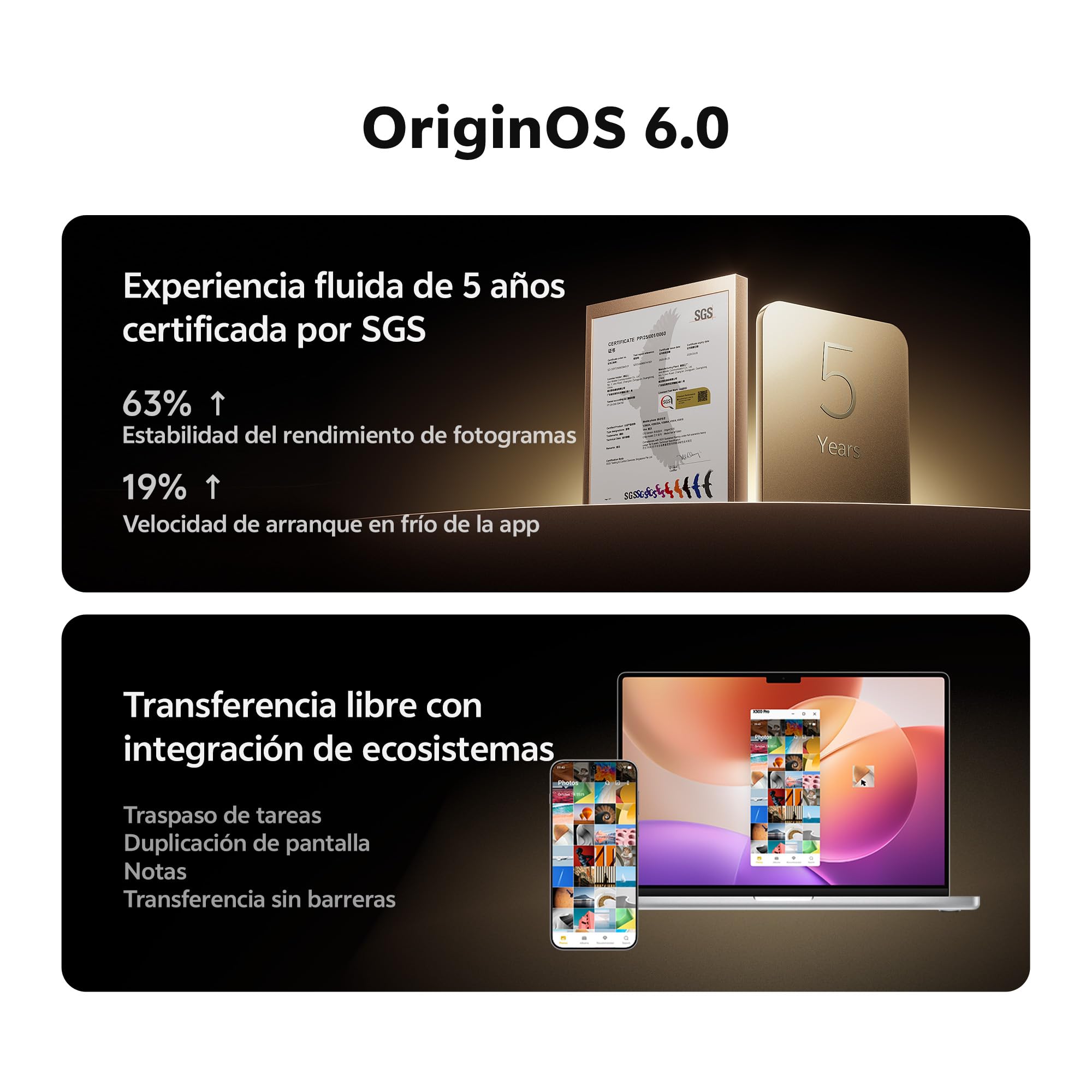 vivo X300 Pro Móvil 5G, 16GB + 512GB, Pantalla Plana de 6,78", cámara con teleobjetivo ZEISS APO de 200MP, procesador MediaTek Dimensity 9500, Smartphone con Kit de fotográfico, 4 años de garantía