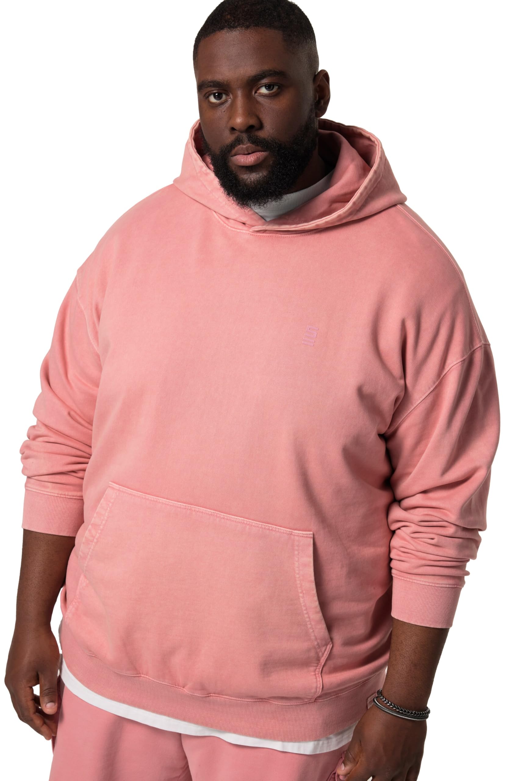 STHUGE Hoodie, Kapuze, Vintage Look, Rückenprint 837021