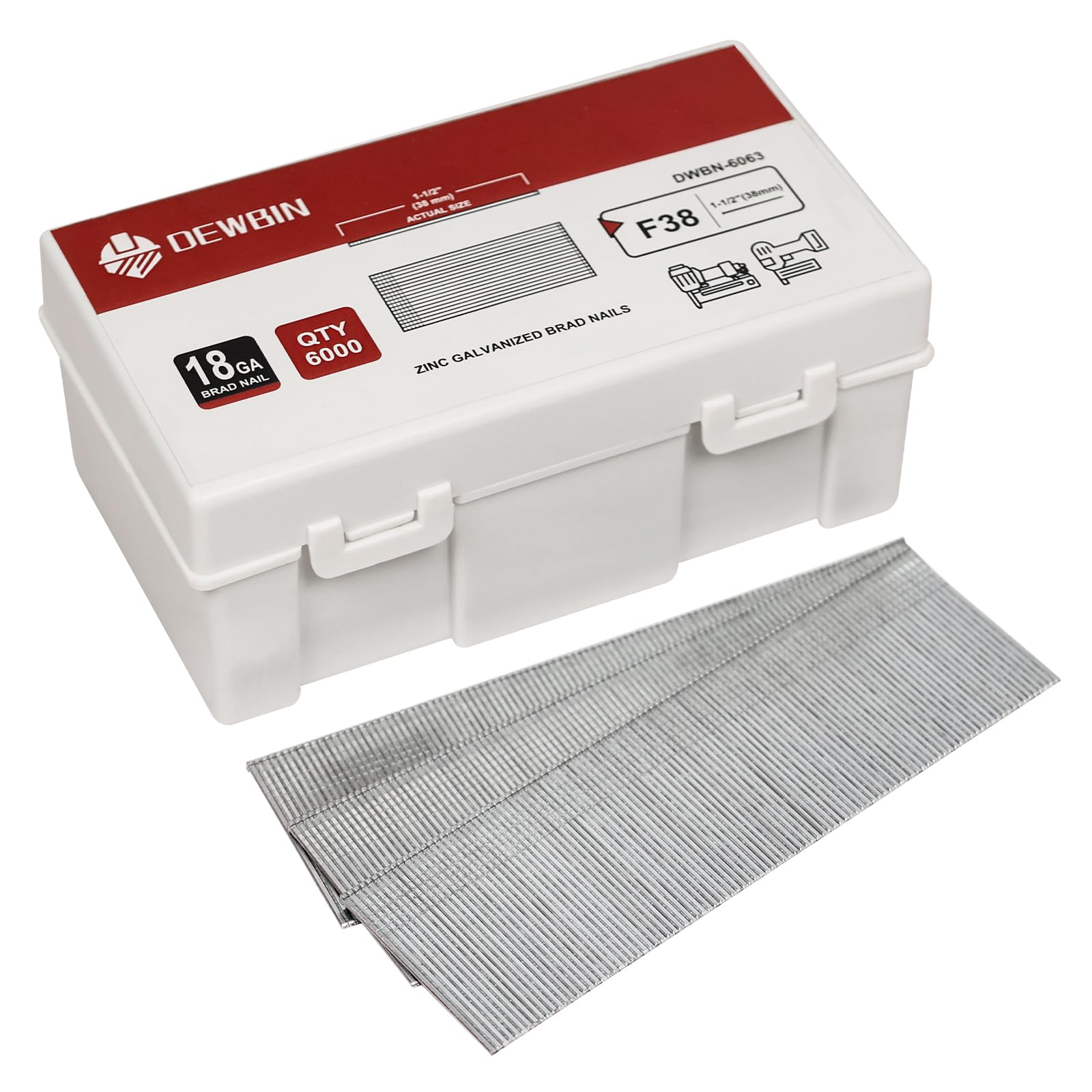18 Gauge Brad Nails - 6000 Count -17