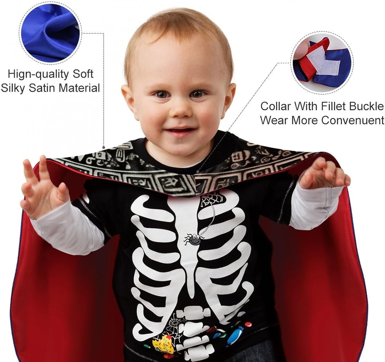 Mayan Calendar End of The World Halloween Cloak Reversible Renaissance Cape Medieval Costume for Cosplay Themed Party Dress Up